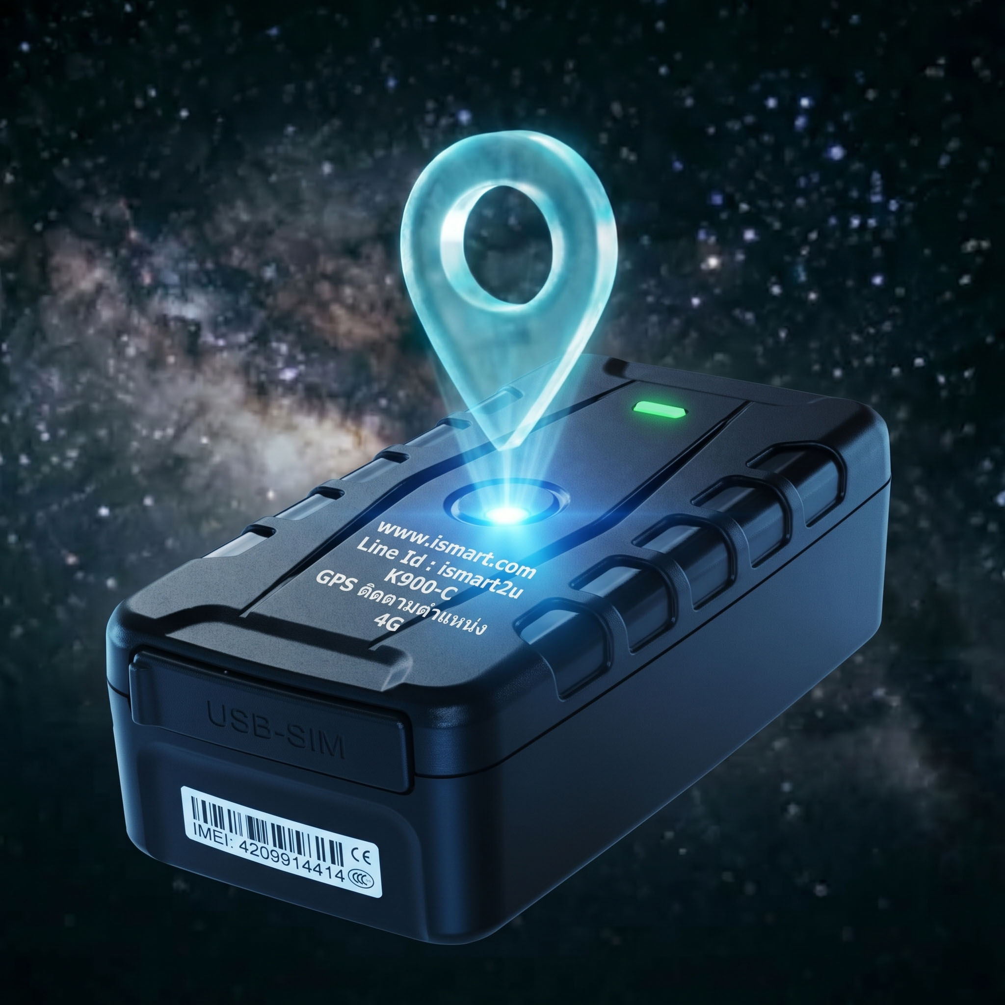 K900-C GPS ติดตามรถยนต์ LK GPS Power Max แบต 20000 mAh 4G